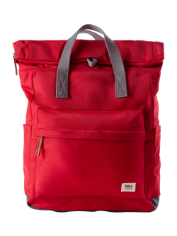 ROKA London Medium Canfield Backpack, 15L, Red, Red