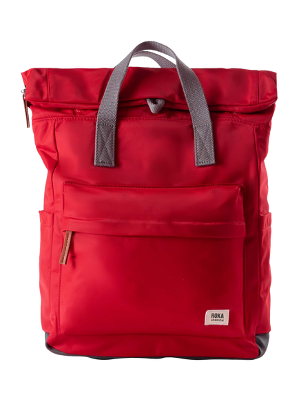 ROKA London Medium Canfield Backpack, 15L, Red, Red
