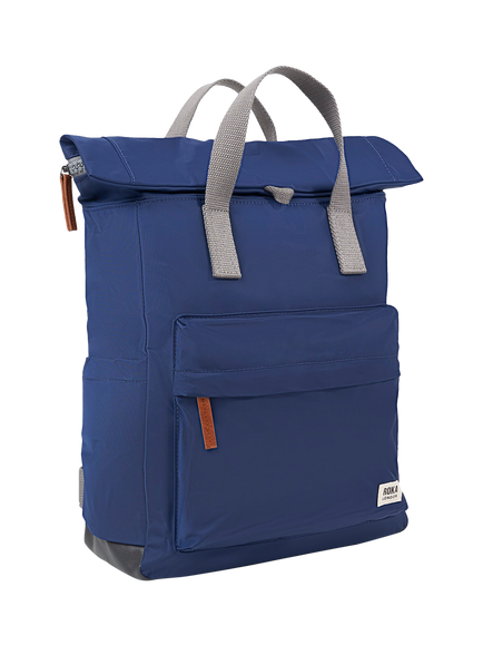 ROKA London Medium Canfield Backpack, 15L, Blue - view 2, Blue