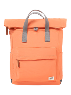 ROKA London Medium Canfield Backpack, 15L, Orange, Orange