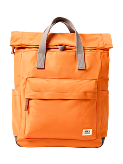 ROKA London Medium Canfield B Backpack, 15L, Jaffa Orange, Jaffa Orange