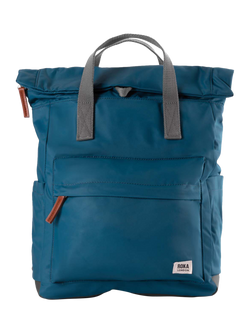 ROKA London Canfield Medium Backpack, 15L, Marine