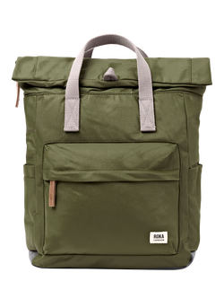 ROKA London Canfield Medium Backpack, 15L, Green, Green