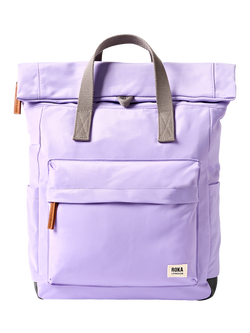 ROKA London Medium Canfield B Backpack, 15L, Thistle Bloom, Thistle Bloom