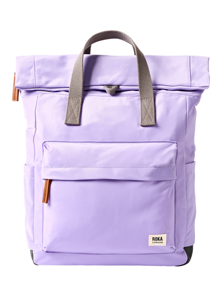 ROKA London Medium Canfield B Backpack, 15L, Thistle Bloom, Thistle Bloom