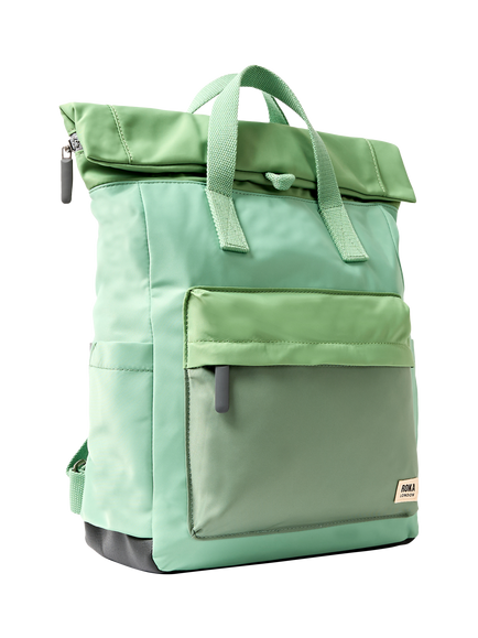 ROKA London Medium Canfield B Backpack, 15L, Green - view 2, Green