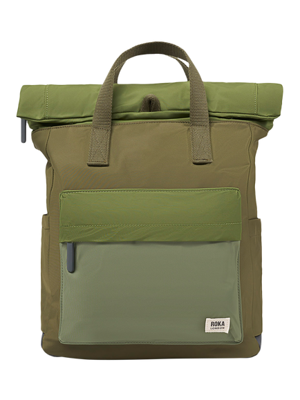 ROKA London Canfield Medium Backpack, 15L, Green