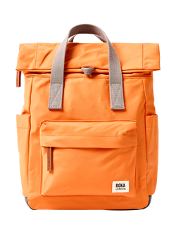 ROKA London Small Canfield B Backpack, 7L, Jaffa Orange, Jaffa Orange