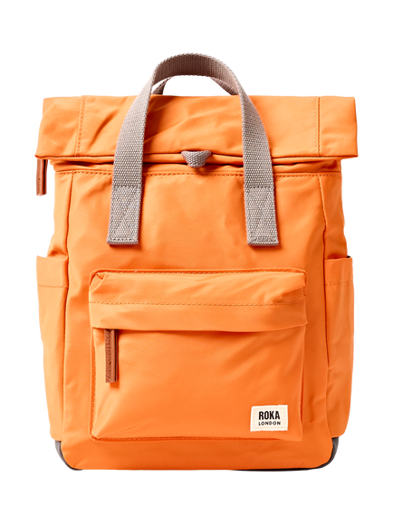 ROKA London Small Canfield B Backpack, 7L, Jaffa Orange, Jaffa Orange