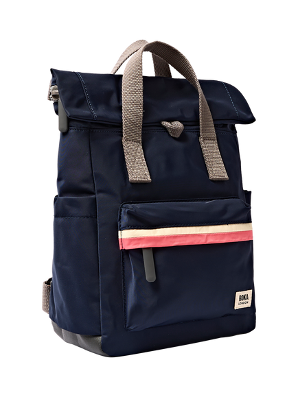ROKA London Small Canfield B Backpack, 7L, Midnight Stripe - view 2, Midnight Stripe