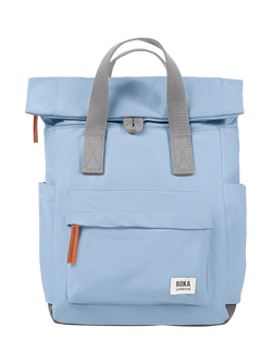 ROKA London Small Canfield Backpack, Retro Blue