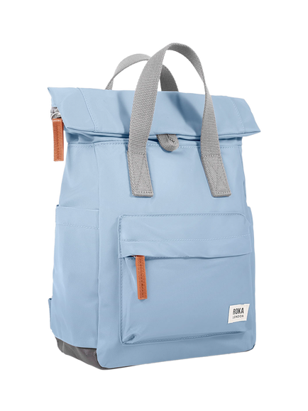 ROKA London Small Canfield Backpack - view 2, Retro Blue