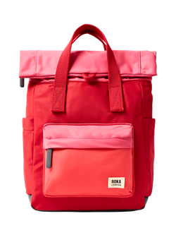 ROKA London Small Canfield B Backpack, 7L, Red Tonal, Red Tonal