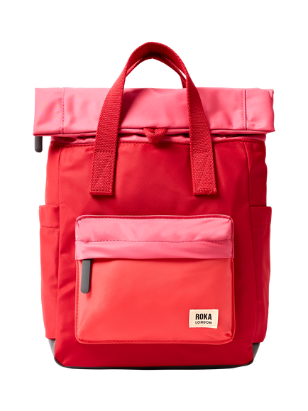 ROKA London Small Canfield B Backpack, 7L, Red Tonal, Red Tonal