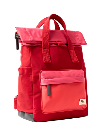 ROKA London Small Canfield B Backpack, 7L, Red Tonal - view 2, Red Tonal