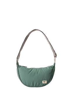 ROKA London Farringdon Taslon Half Moon Shoulder Bag, Arctic