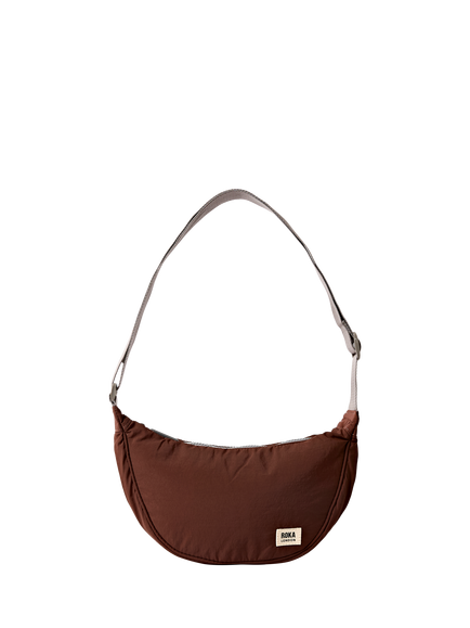 ROKA London Farringdon Taslon Handbag, Chocolate