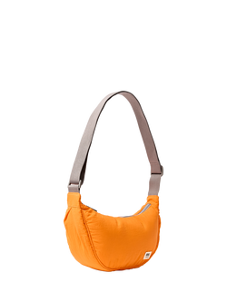 ROKA London Farringdon Taslon Half Moon Shoulder Bag - view 2, Jaffa Orange