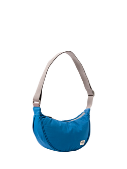 ROKA London Farringdon Taslon Half Moon Shoulder Bag - view 2, Malibu Blue