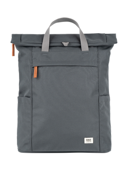 ROKA London Finchley Large Backpack, 20L, Black, Faded Black