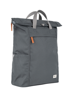 ROKA London Finchley Large Backpack, 20L, Black - view 2, Faded Black