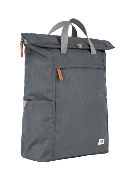 ROKA London Finchley Large Backpack, 20L, Black - view 2, Faded Black