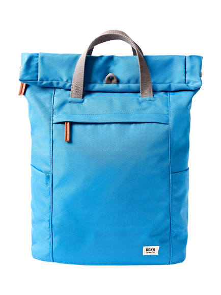 ROKA London Finchley Large Backpack, 20L, Malibu Blue