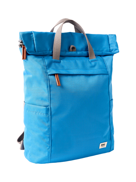 ROKA London Finchley Large Backpack, 20L - view 2, Malibu Blue