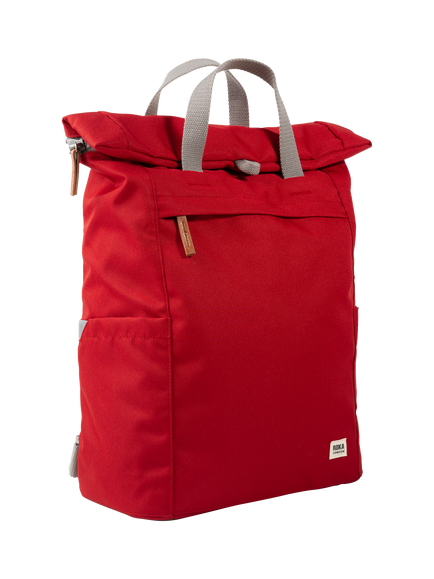 ROKA London Finchley Large Backpack, 20L, Red - view 2, Red