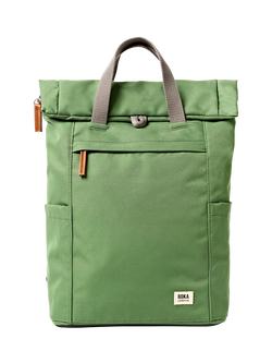 ROKA London Medium Finchley Backpack, 15L, Artichoke