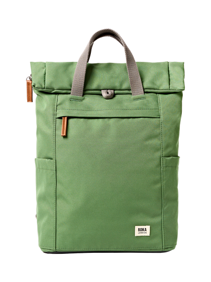 ROKA London Medium Finchley Backpack, 15L, Artichoke