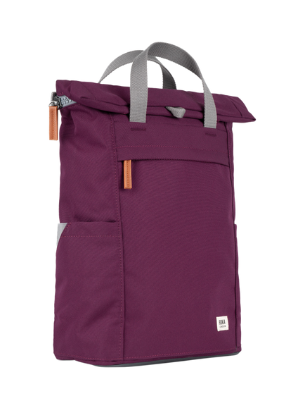 ROKA London Finchley Medium Backpack, 15L, Cherry - view 2, Cherry