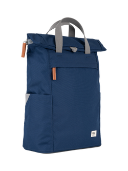 ROKA London Finchley Medium Backpack, 15L, Blue - view 2, Blue