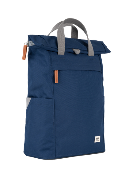 ROKA London Finchley Medium Backpack, 15L, Blue - view 2, Blue