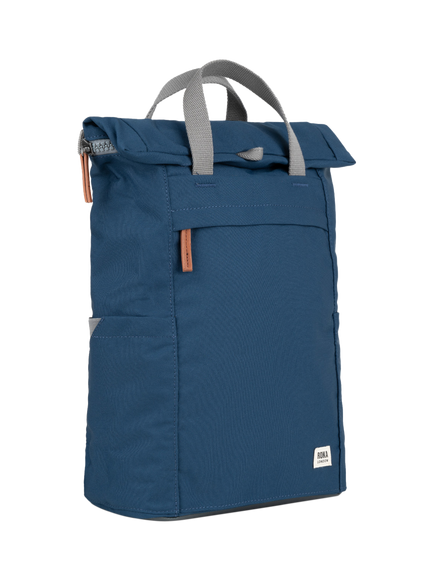 ROKA London Finchley Medium Backpack, 15L, Blue - view 2, Blue