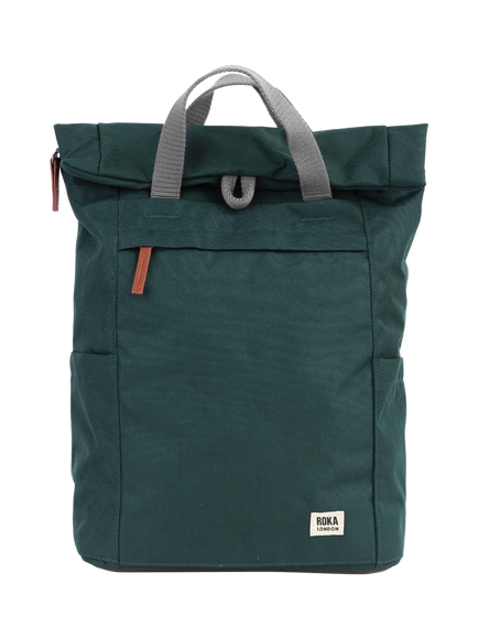 ROKA London Finchley Medium Backpack, 15L, Forest, Forest