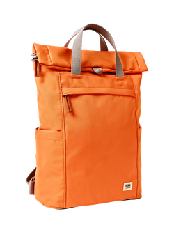 ROKA London Medium Finchley Backpack, 15L - view 2, Jaffa Orange