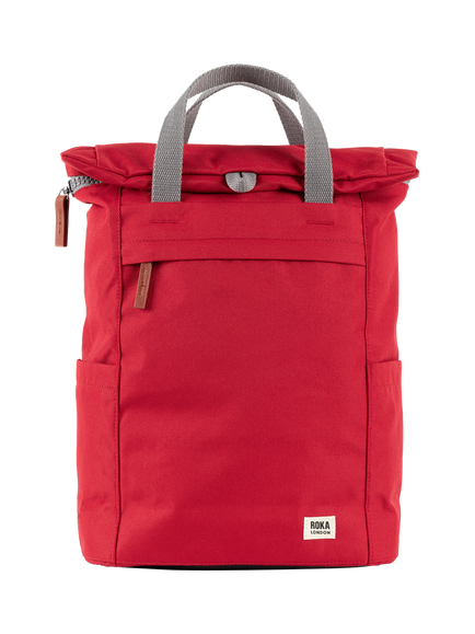 ROKA London Finchley Medium Backpack, 15L, Red, Red