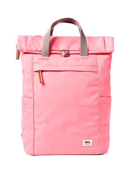 ROKA London Medium Finchley Backpack, 15L, Pink Lemonade