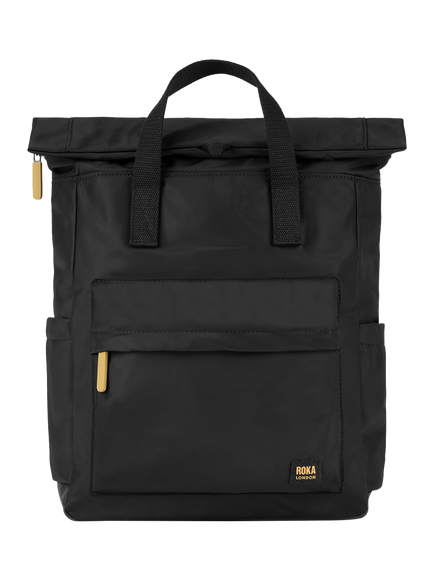ROKA London Canfield Medium Backpack, 15L, Black, Black