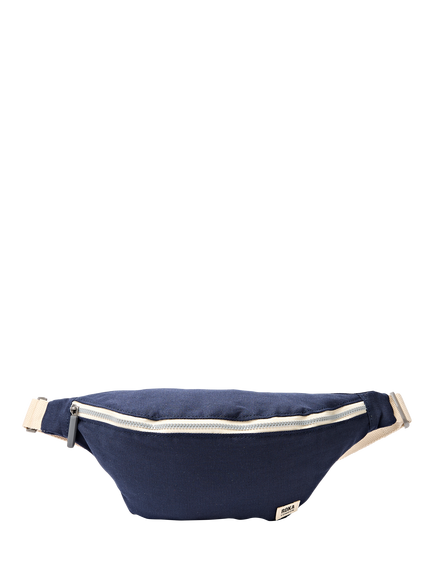 ROKA London Mill Hill Canvas Bum Bag, 2L, Midnight