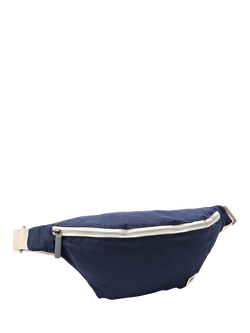 ROKA London Mill Hill Canvas Bum Bag, 2L - view 2, Midnight