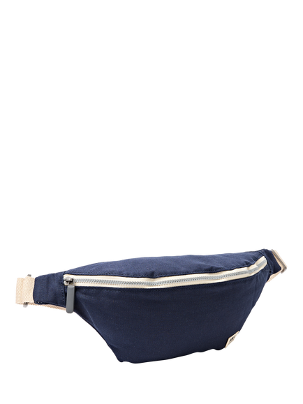 ROKA London Mill Hill Canvas Bum Bag, 2L - view 2, Midnight