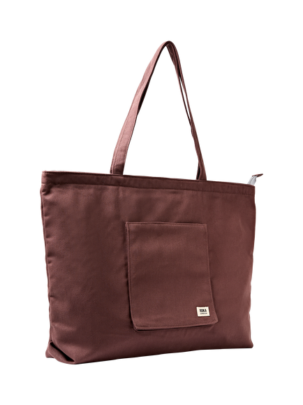 ROKA London Portobello Tote Bag, Cocoa - view 2, Cocoa