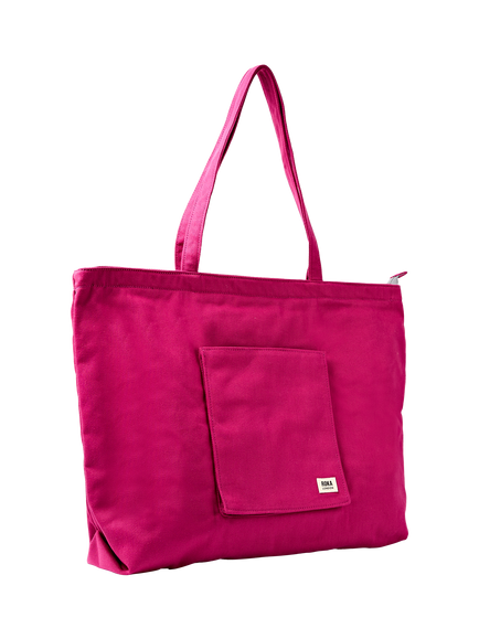 ROKA London Portobello Tote Bag, Granita Red - view 2, Granita Red