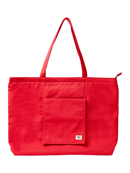ROKA London Portobello Tote Bag, Scarlet, Scarlet