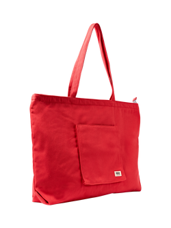 ROKA London Portobello Tote Bag, Scarlet - view 2, Scarlet