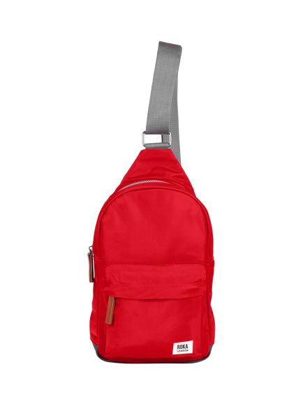 ROKA London Willesden Crossbody Bag, Red, Red