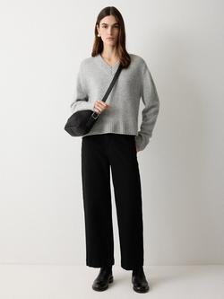 Jigsaw Padded Crossbody Bag, Black - view 2, Black