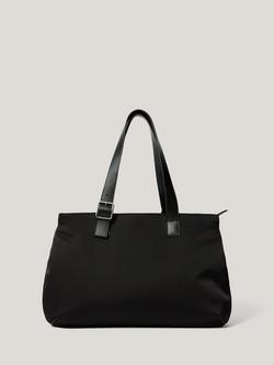 Jigsaw Padded Tote Bag, Black, Black